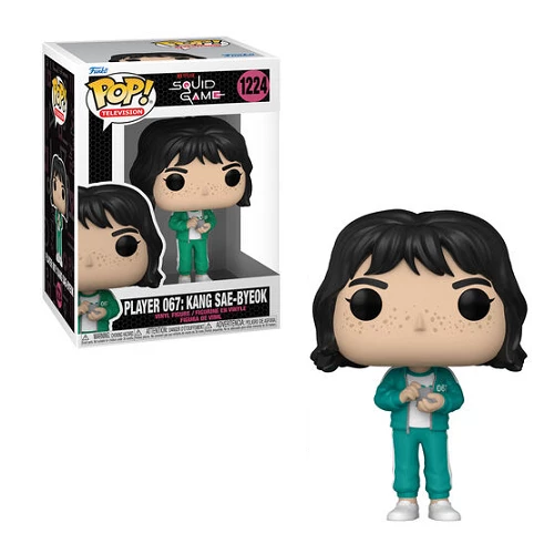 Funko Pop! SQUID GAME: Player 067: Kang Sae-Byeok #1224 Television 3 Funko Pop! SQUID GAME: Player 067: Kang Sae-Byeok #1224 Television