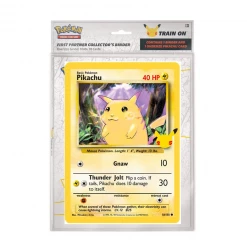 Pokemon TCG: 25th Anniversary First Partner Collector's Binder W/ Oversized Pikachu Card