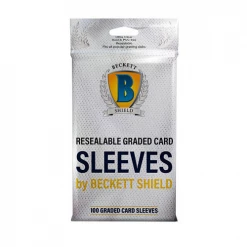 Beckett Shield Resealable Graded Card Sleeves 100 Pack Protectors/Binders/Accessories