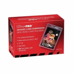 Protectors/Binders/Accessories Ultra Pro Tall Semi-Rigid 1/2" Clear Vinyl Lip Sleeves - For Grading Submissions 200 Pack