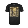 BoomLoot Tee's Funko Pop! TEES: Batman [Gold Chrome]