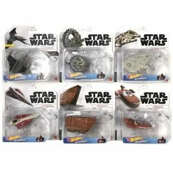 Other Toys Hot Wheels Star Wars Starship 2021 Die-Cast Metal Vehicles 956J [set Of 6]